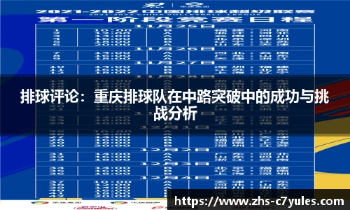 排球评论：重庆排球队在中路突破中的成功与挑战分析